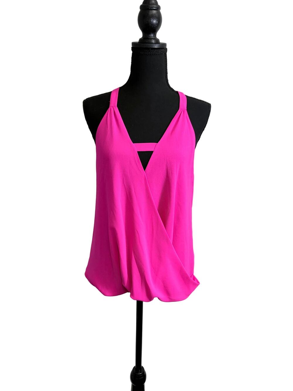Naked Zebra hot pink sleeveless top